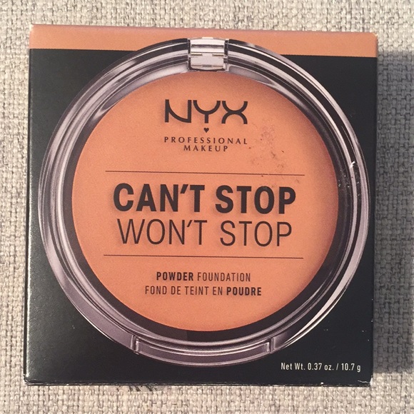 NYX Can’t Stop Won’t Stop Golden Honey Powder Foundation - Picture 1 of 4
